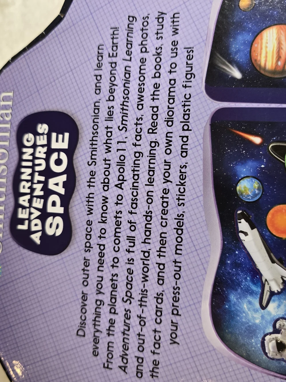 Learning Adventures Space - Case With Book, Cards And Figurines.